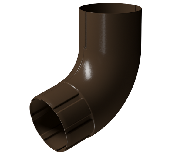 Колено 72° D90 Döcke STAL PREMIUM Каштан, (RAL 8017) купить в Щиграх