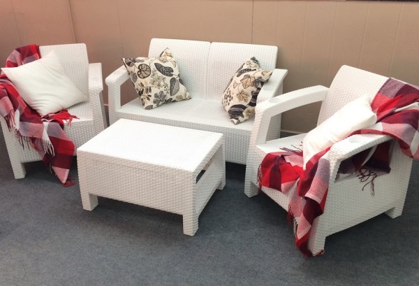 Комплект Yalta Terrace Set белый купить в Щиграх