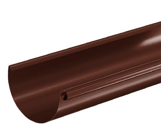Водосток Aquasistem, система 150/100 - Водосточный желоб 3.00м RAL 8017 Коричневый купить в Щиграх