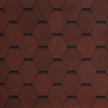 Гибкая черепица Tegola GARDA rosso 409 купить в Щиграх