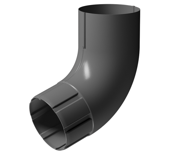 Колено 72° D90 Döcke STAL PREMIUM Графит, (RAL 7024) купить в Щиграх