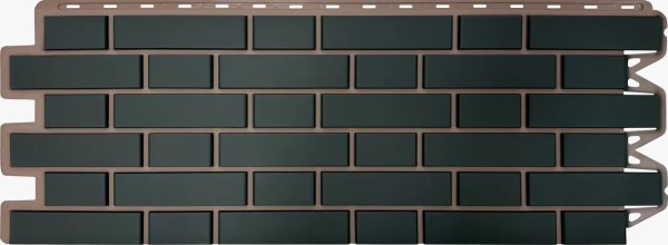Фасадная панель Альта-Профиль, Кирпич Клинкерный, Графит купить в Щиграх