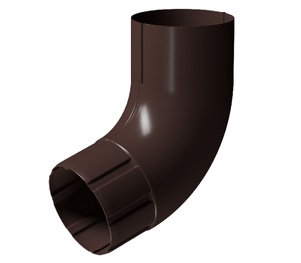Колено 72° D90 Döcke STAL PREMIUM Шоколад, (RAL 8019) купить в Щиграх