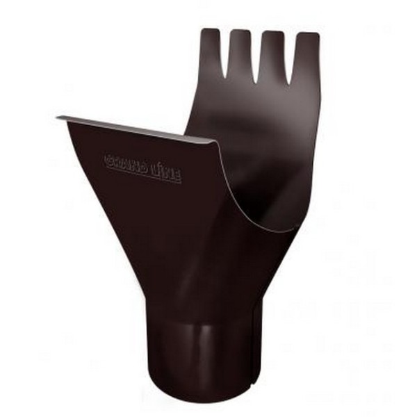 Водосток Grand Line 150x100 – Воронка желоба RAL 8017 купить в Щиграх