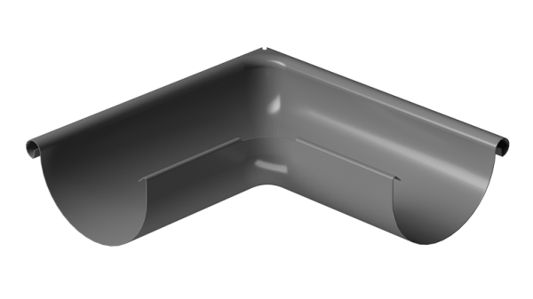 Угол внешний 90° D125 Döcke STAL PREMIUM Графит, (RAL 7024) купить в Щиграх