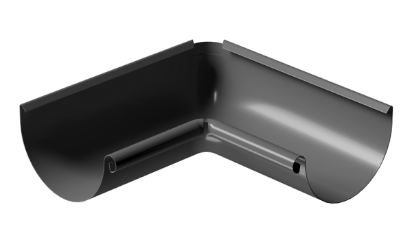 Угол внутренний 90° D125 Döcke STAL PREMIUM Графит, (RAL 7024) купить в Щиграх