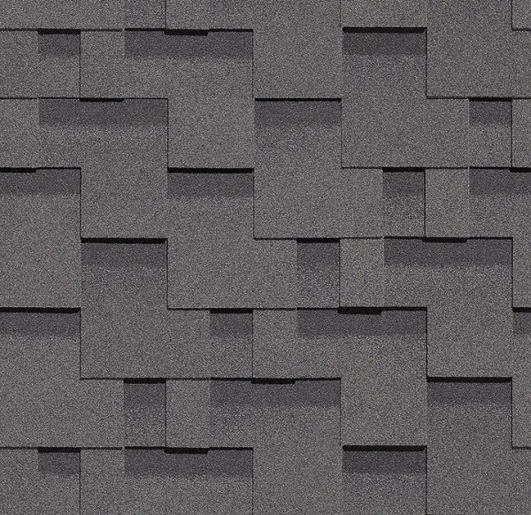 Гибкая черепица Docke, коллекция Тетрис – Серый купить в Щиграх