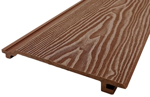 Сайдинг Darvolex 185x19x3000мм, 3D тиснение Коричневый купить в Щиграх