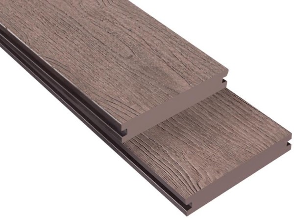 Террасная доска ДПК Outdoor 3D полнотелая NEVADA/CALIFORNIA BROWN коричневая микс купить в Щиграх