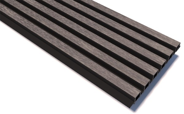 Реечные панели WOODVEX Lines Ultra Smoke gray купить в Щиграх