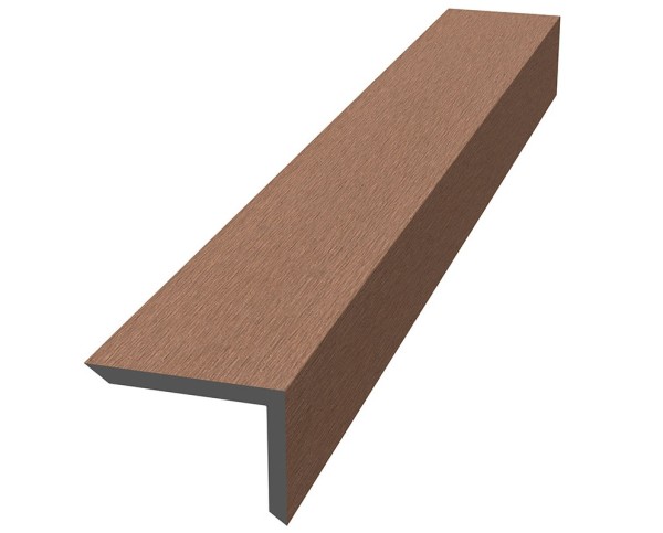 Уголок ДПК для террасной доски NauticPrime, 60x40x2900мм Кедр купить в Щиграх