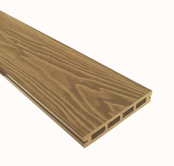 Террасная доска из ДПК Terrapol Смарт 3D Пустотелая с пазом Дуб Севилья купить в Щиграх