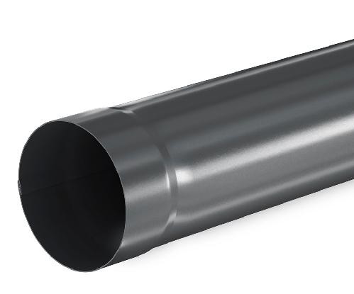 Водосток Aquasistem, система 125x90 - Труба водосточная 3.00м RAL 7024 Тёмно-серый купить в Щиграх