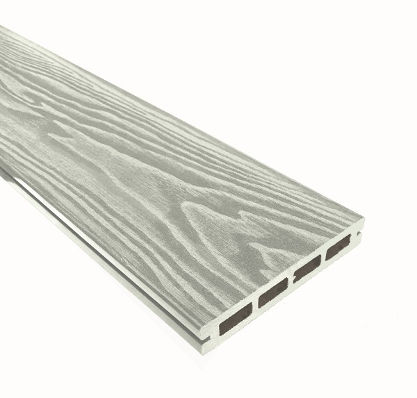 Террасная доска из ДПК Terrapol Смарт 3D Пустотелая с пазом Дуб беленый купить в Щиграх