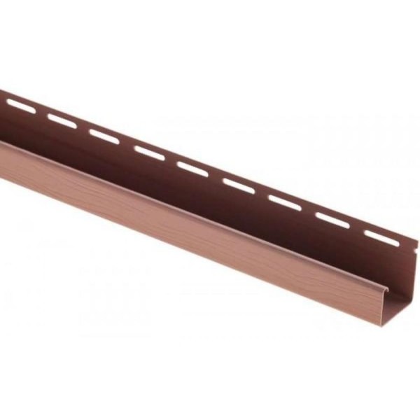 J-профиль Люкс Крашенный, T-15, ВН, Красно-коричневый купить в Щиграх