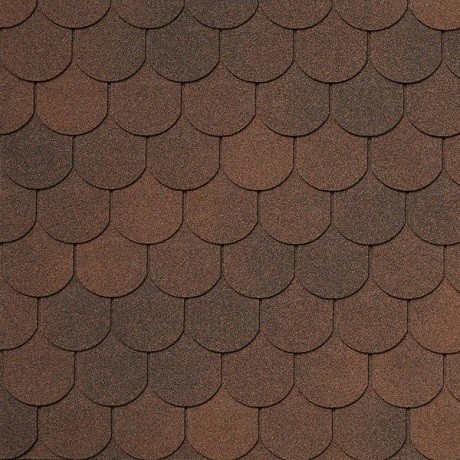 Гибкая черепица Tegola ASSISI marrone 434 купить в Щиграх