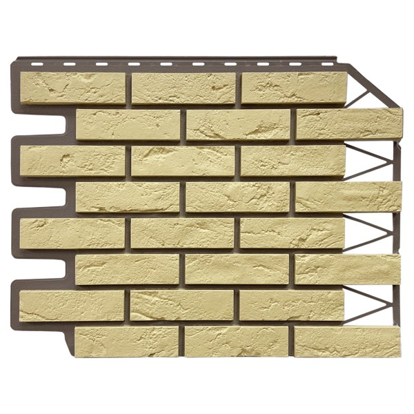 Фасадная панель FineBer, Кирпич Баварский, Песочный купить в Щиграх