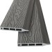 Заборная панель шип-паз EasyDecking Wood-Х 146х20 Серый купить в Щиграх