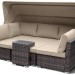 Диван-Трансформер AFINA плетеный из иск. ротанга AFM-320B Brown купить в Щиграх