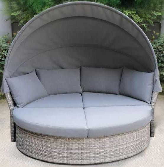 Диван-Трансформер AFINA плетеный из иск. ротанга AFM-325G Grey купить в Щиграх