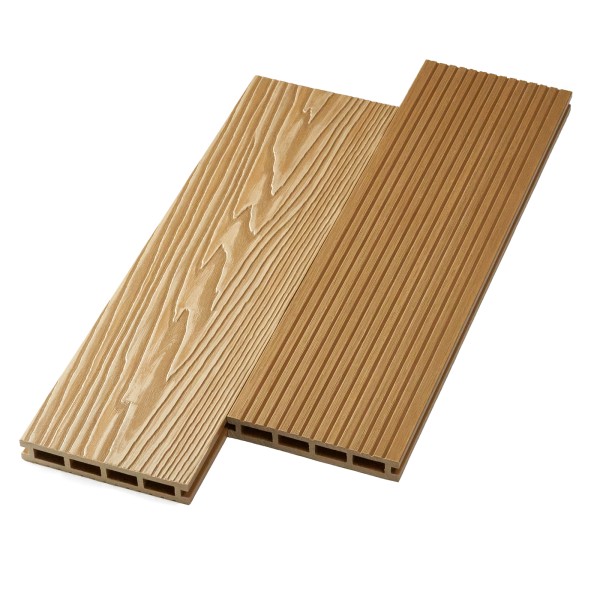 Террасная доска ДПК NanoWood двусторонняя New 3D тиснение + вельвет Орех купить в Щиграх