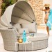 Диван-Трансформер AFINA плетеный из иск. ротанга AFM-325 Beige купить в Щиграх