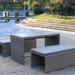 Диван-Трансформер AFINA плетеный из иск. ротанга S330G-W78 Grey купить в Щиграх