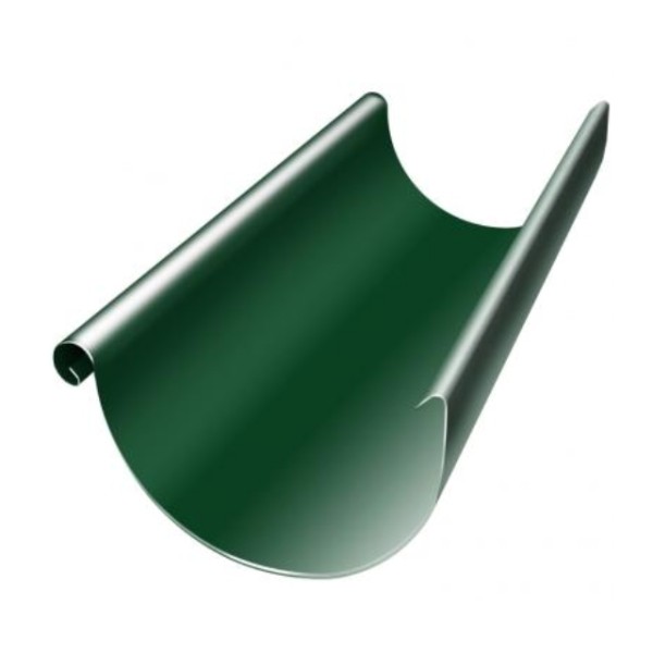 Водосток Grand Line 125x90 – Желоб 3м RAL 6005 купить в Щиграх
