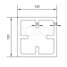 Столб SEQUOIA Evolution 3D WOOD BLACK купить в Щиграх