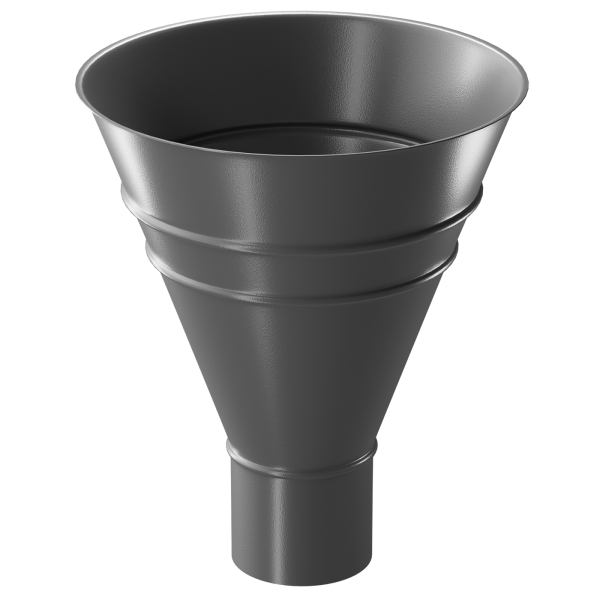 Воронка водосборная Döcke STAL PREMIUM, Графит купить в Щиграх