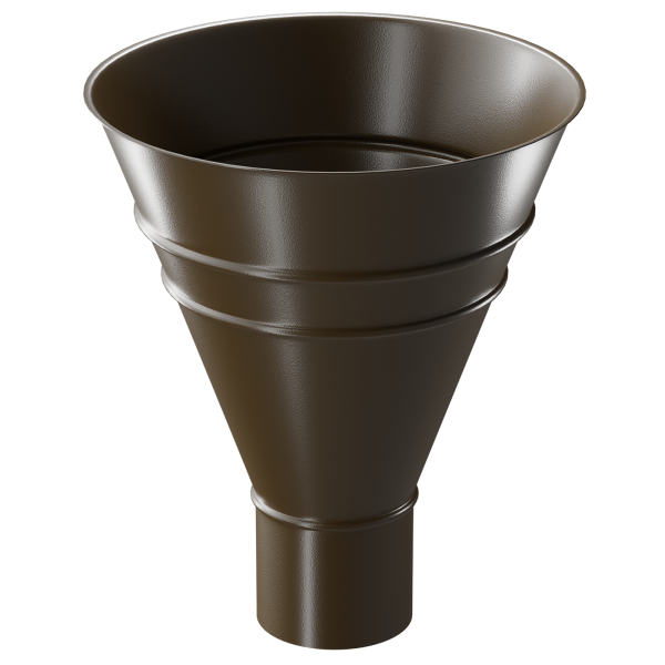 Воронка водосборная Döcke STAL PREMIUM, Каштан купить в Щиграх