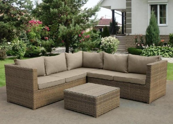 Комплект мебели AFINA плетеной из иск. ротанга YR825B Beige купить в Щиграх