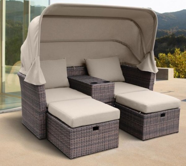 Комплект мебели AFINA плетеной из иск. ротанга AFM-330B Brown купить в Щиграх