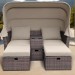 Комплект мебели AFINA плетеной из иск. ротанга AFM-330B Brown купить в Щиграх