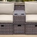 Комплект мебели AFINA плетеной из иск. ротанга AFM-330B Brown купить в Щиграх