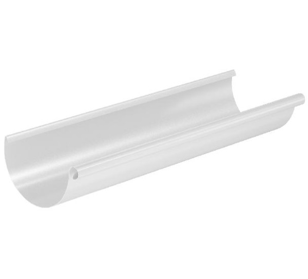 Водосток Aquasistem, система 125x90 - Водосточный желоб 3.00м RR 20 Мраморно-белый купить в Щиграх