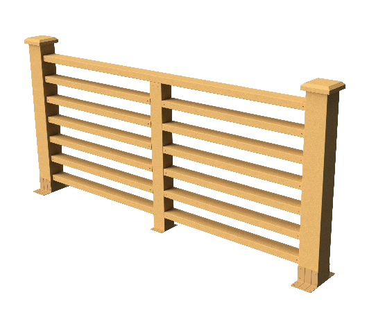 Ограждения декоративное ДПК GRINDERDECO Марсело песчаник купить в Щиграх