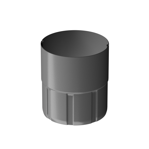 Муфта соединительная для водостока Döcke STAL PREMIUM, Графит купить в Щиграх