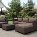 Комплект мебели AFINA плетеной из иск. ротанга YR821A Brown/Beige купить в Щиграх