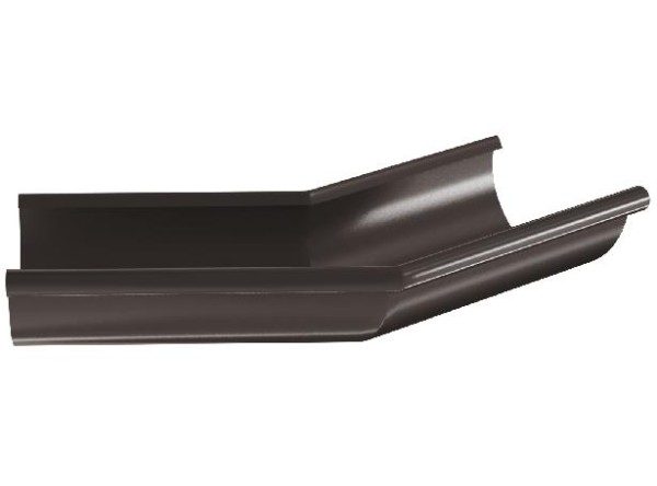 Водосток Aquasistem, система 150/100 - Угол желоба, наружный 135° RR 32 Тёмно-Коричневый купить в Щиграх