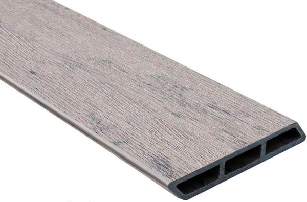 Доска Ромбус 3D ДПК Outdoor STORM GREY серая микс купить в Щиграх