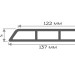 Доска Ромбус 3D ДПК Outdoor STORM GREY серая микс купить в Щиграх
