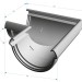 Угол желоба 90° Docke Lux ПВХ Пломбир купить в Щиграх