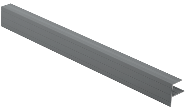 F-профиль Grinder закрывающий серый купить в Щиграх