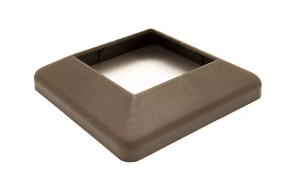 Крышка нижняя ПВХ для столба Deckart 100х100 Венге купить в Щиграх