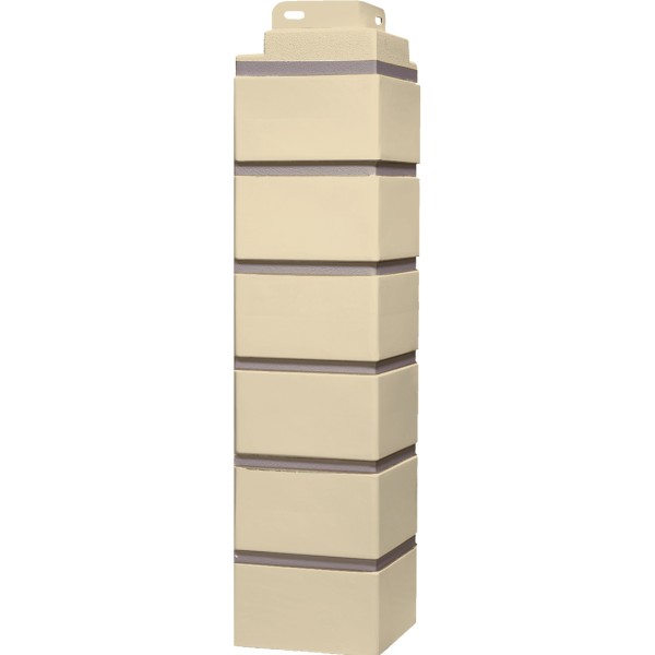 Угол наружный Fineber «Кирпич клинкерный» Желтый купить в Щиграх