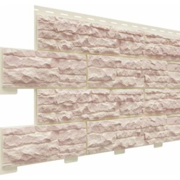 Фасадная панель Доломит Скалистый риф Люкс Жемчуг купить в Щиграх