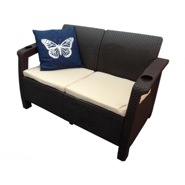 Двухместный диван Yalta Sofa Seаt венге купить в Щиграх