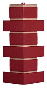 Угол T-Сайдинг - Кирпич Модерн Красный купить в Щиграх