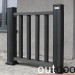 Ограждение из ДПК Outdoor Классик 3D STORM чёрный купить в Щиграх